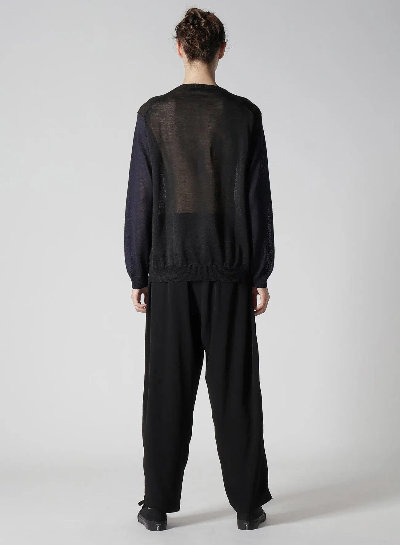12G PULLOVER KNIT WITH LOGO