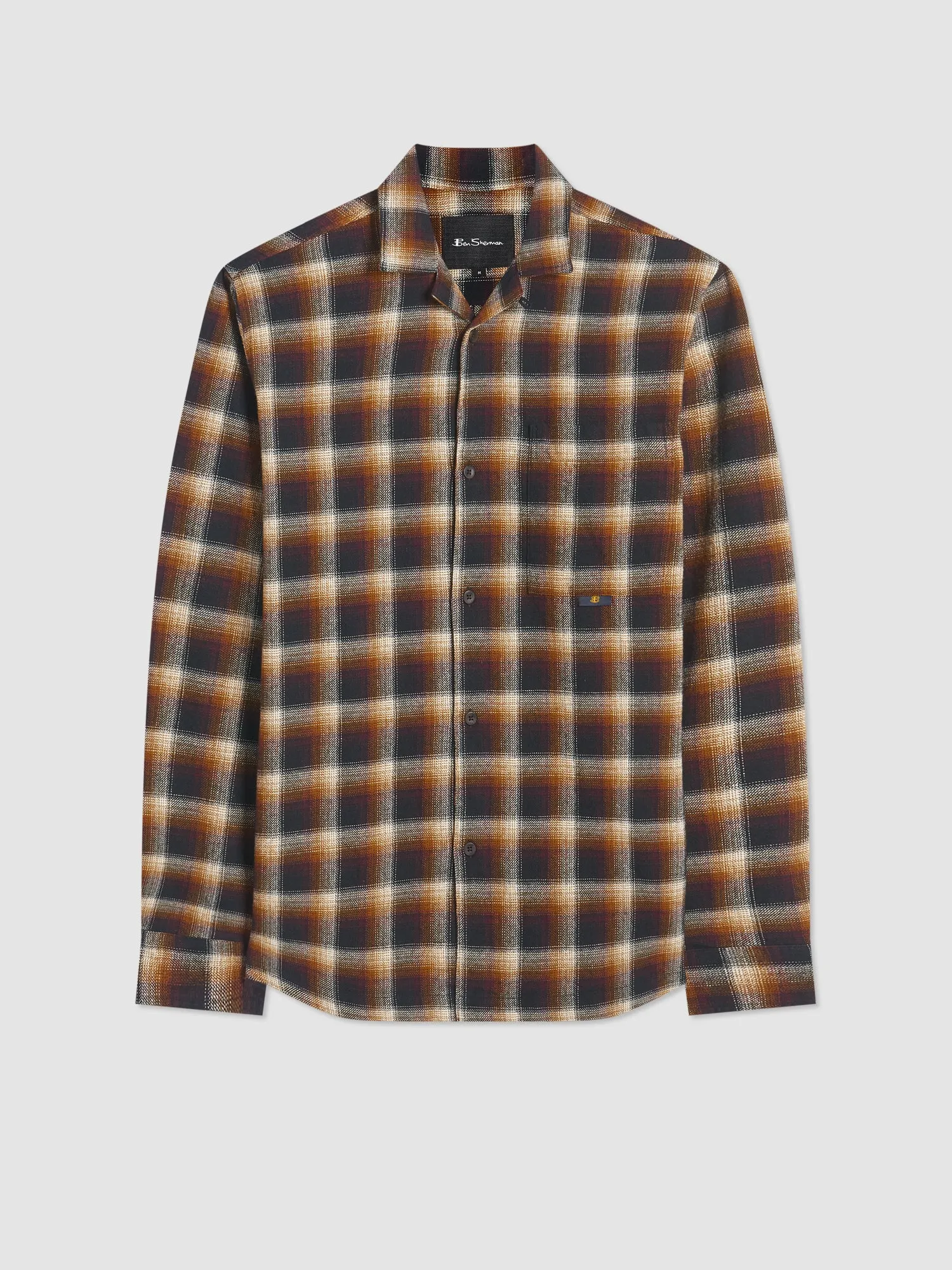 B by Ben Sherman Ombre Check Shirt