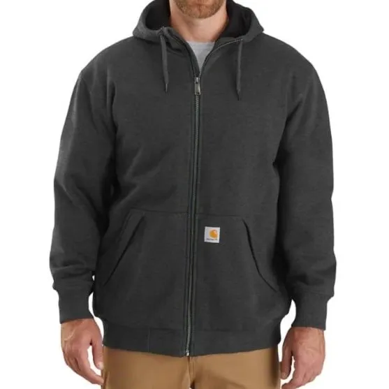 Carhartt Men’s Sweater Rain Defender Loose Fit Midweight Thermal-Lined Full Zip