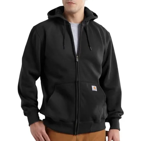 Carhartt Men’s Sweater Rain Defender Loose Fit Midweight Thermal-Lined Full Zip