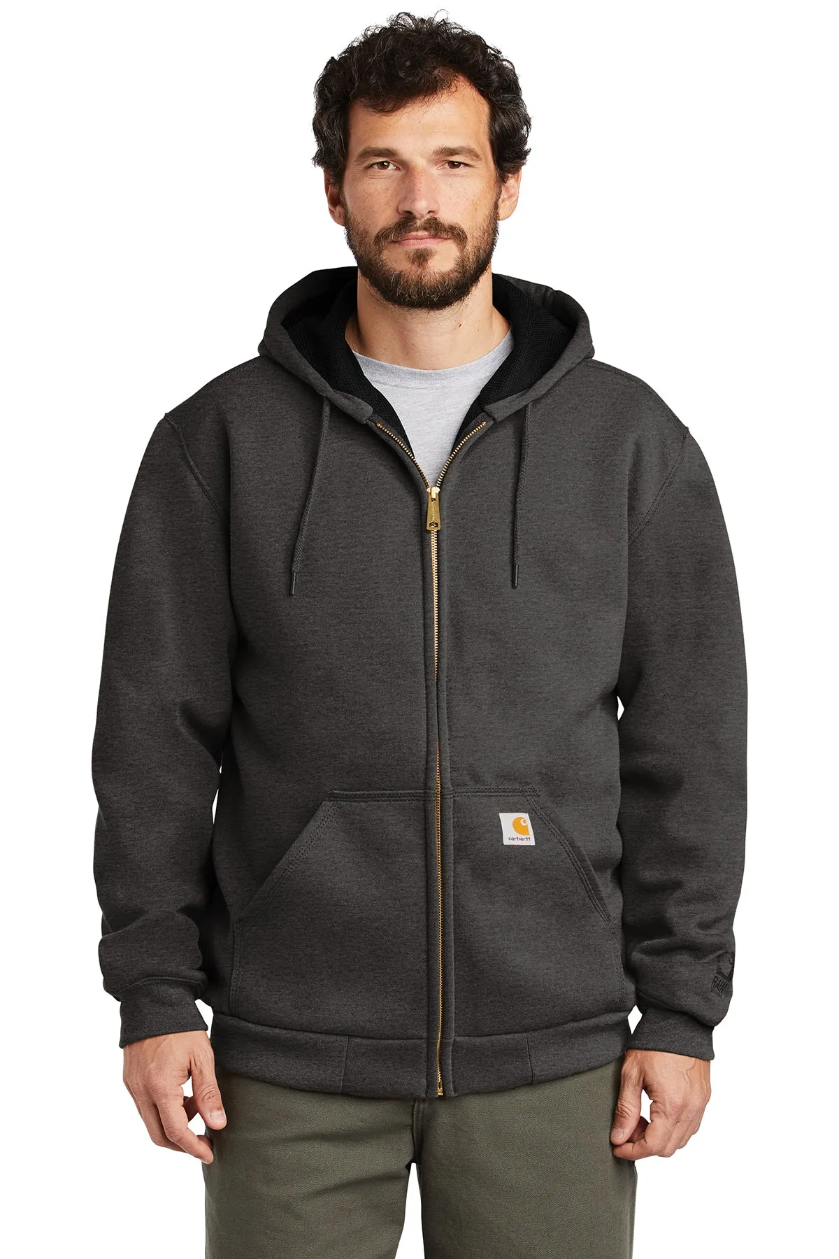Carhartt Rain Defender Rutland Thermal-Lined Hooded Zip-Front Sweatshirt