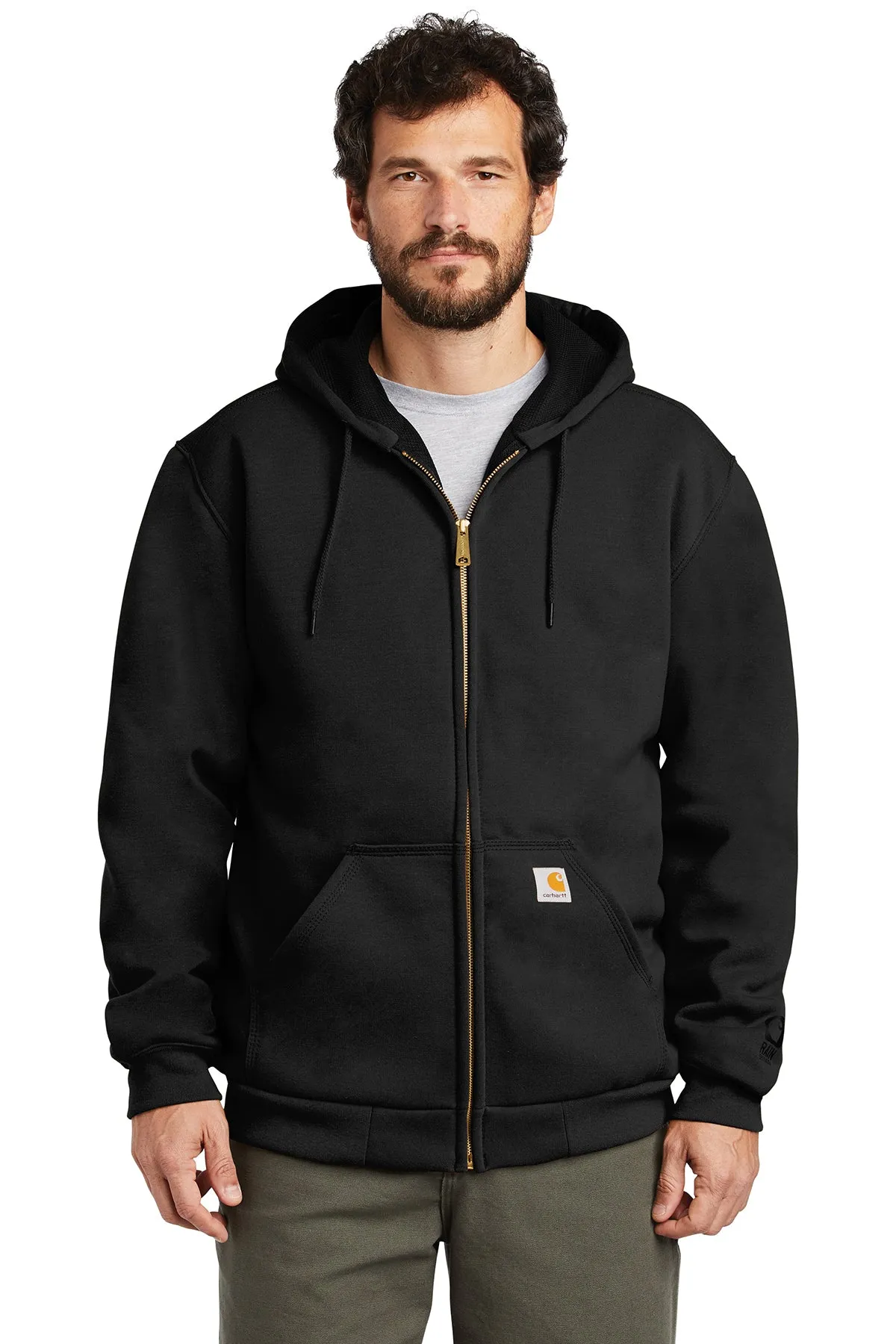 Carhartt Rain Defender Rutland Thermal-Lined Hooded Zip-Front Sweatshirt