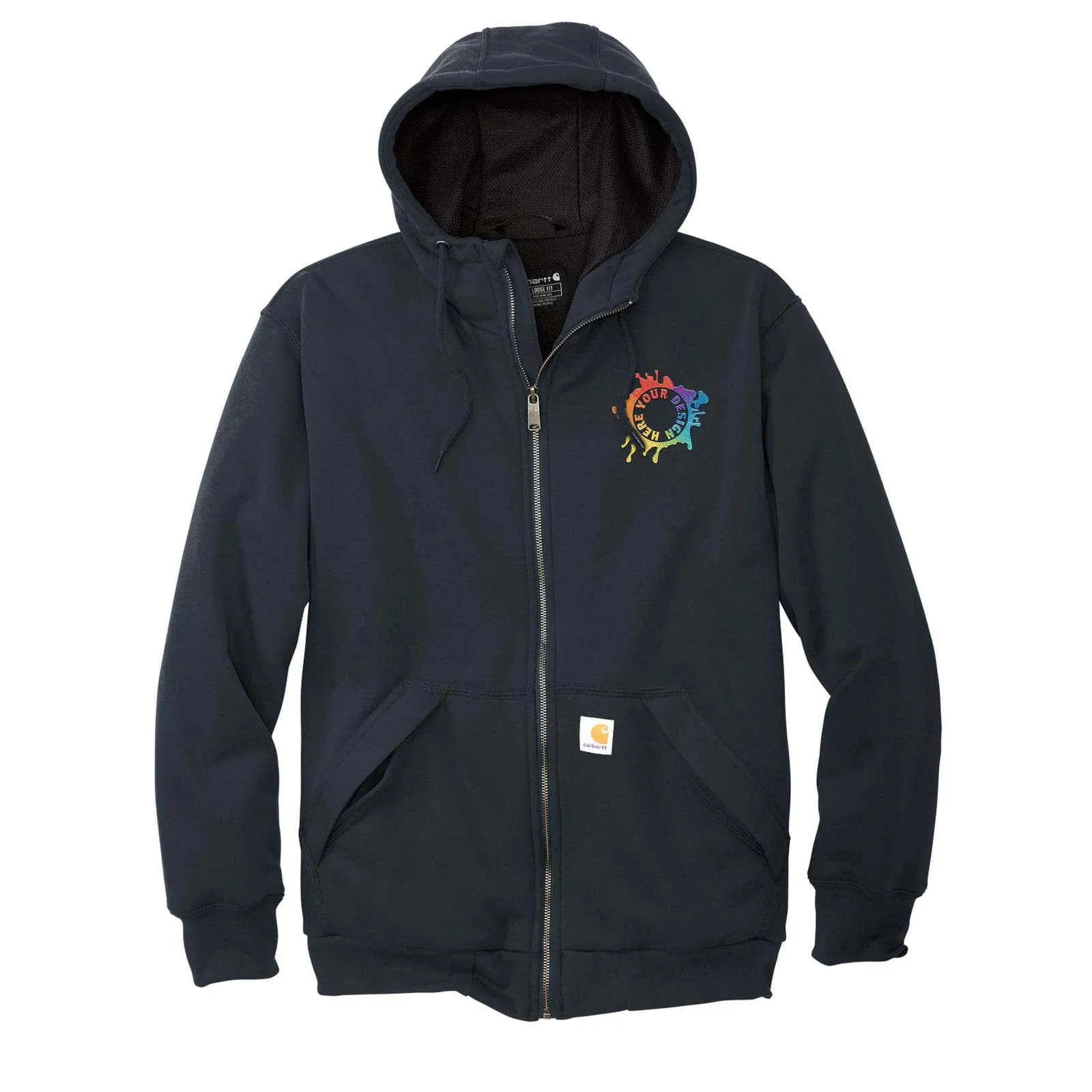 Carhartt® Midweight Thermal-Lined Full-Zip Sweatshirt Embroidery
