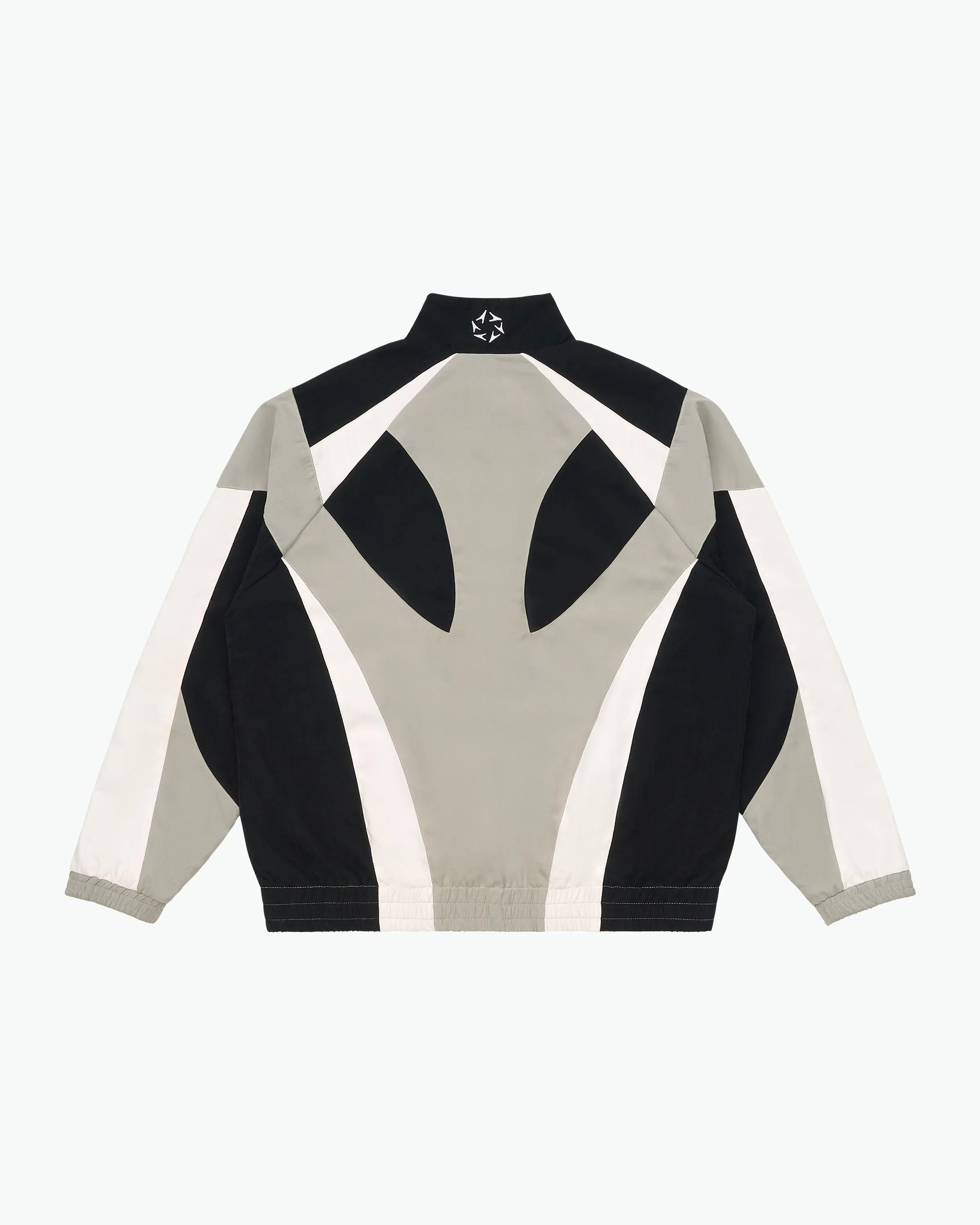 Cyber Punk Track Jacket / Black / Grey / White