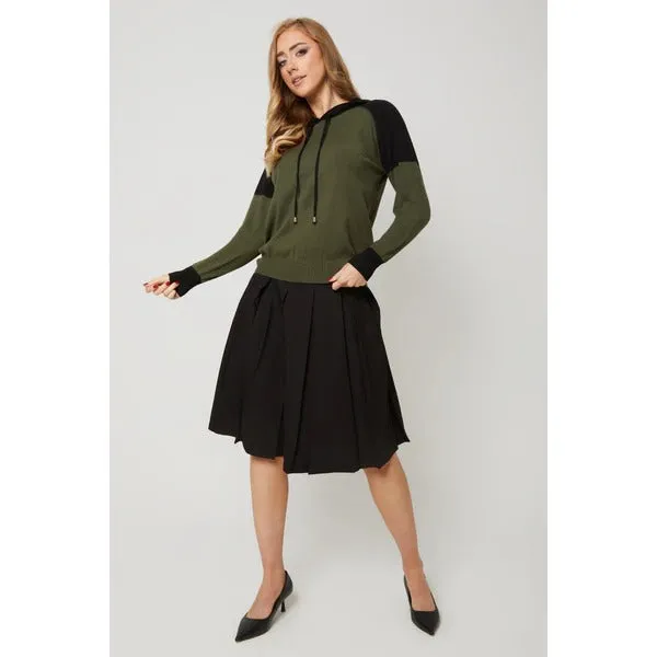 Ladies Box Pleated Skirt, BGDK