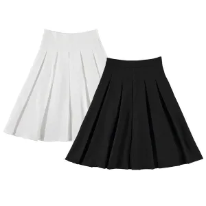 Ladies Box Pleated Skirt, BGDK