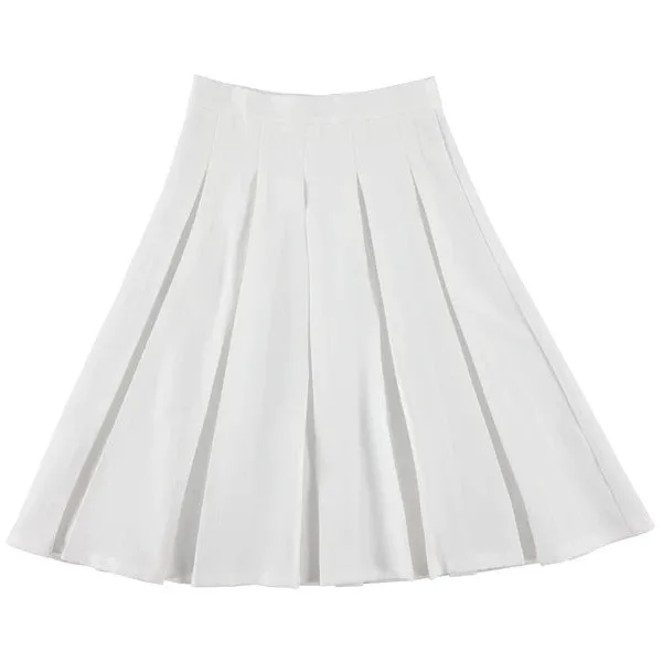 Ladies Box Pleated Skirt, BGDK