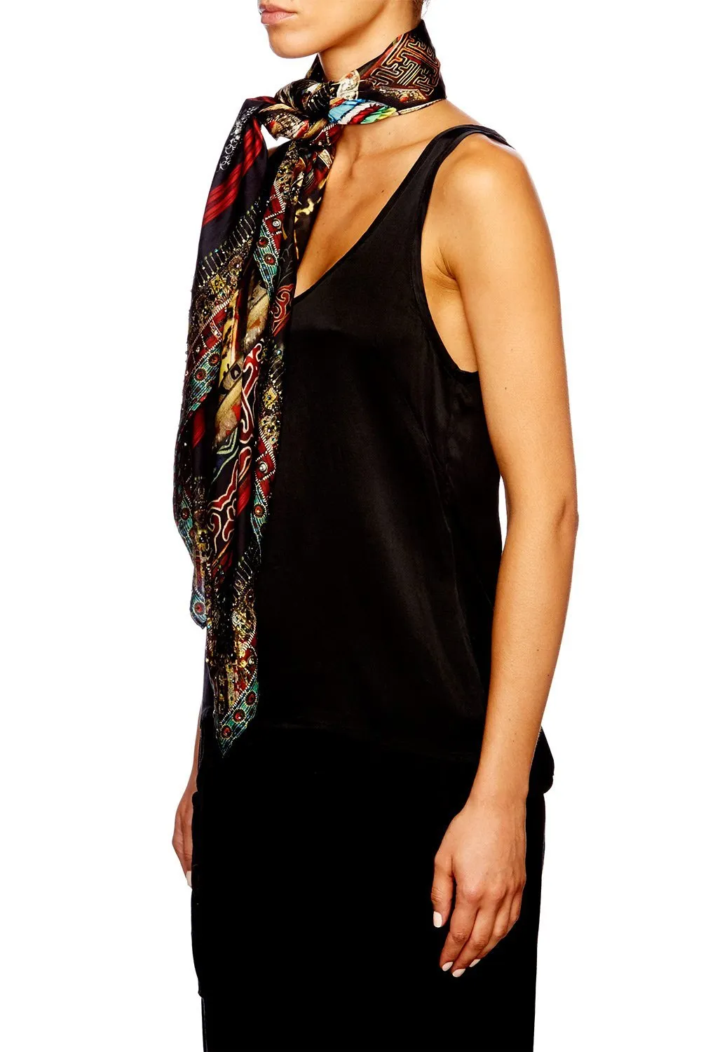 LARGE SQUARE SCARF IN A DALAI DAZE