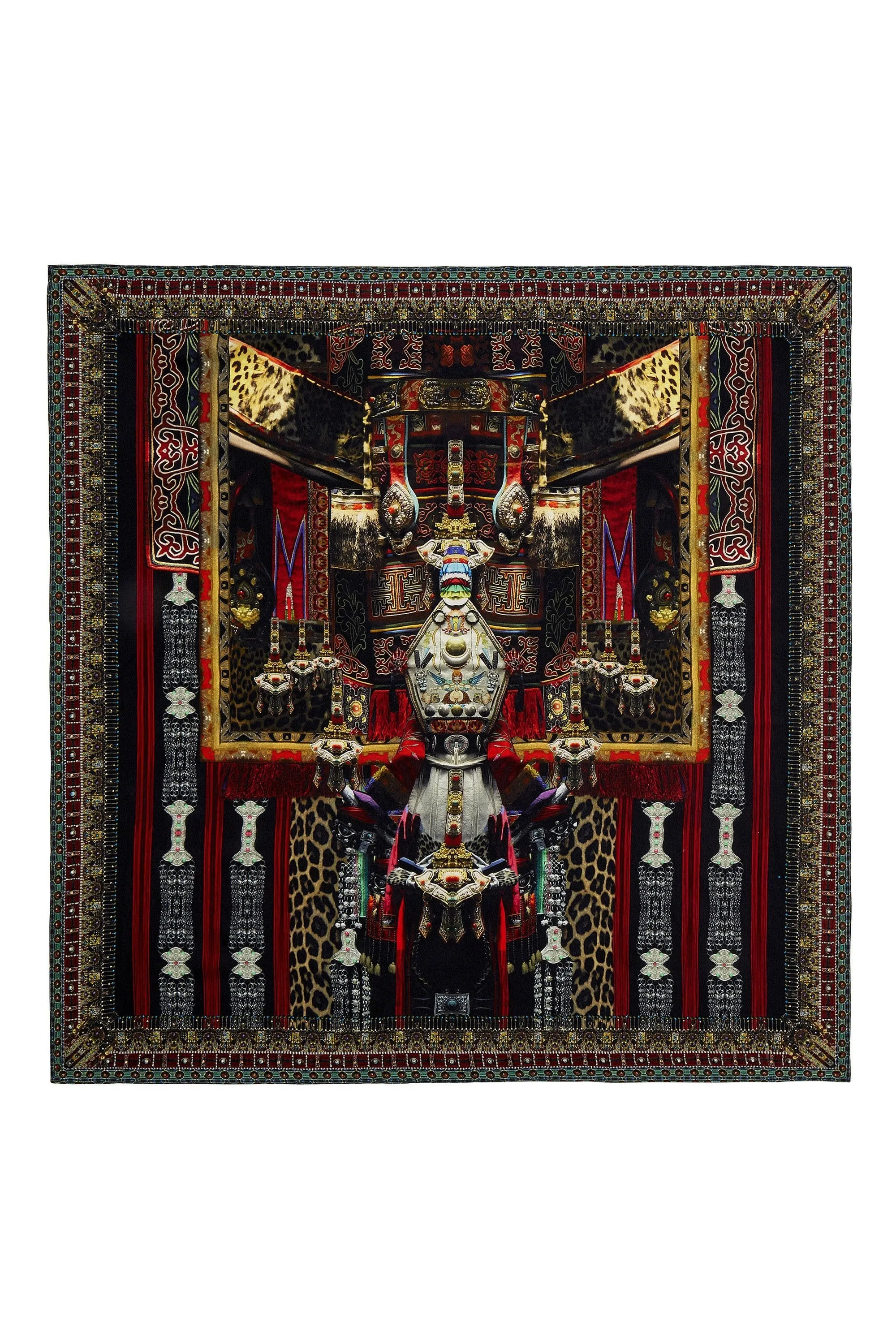 LARGE SQUARE SCARF IN A DALAI DAZE