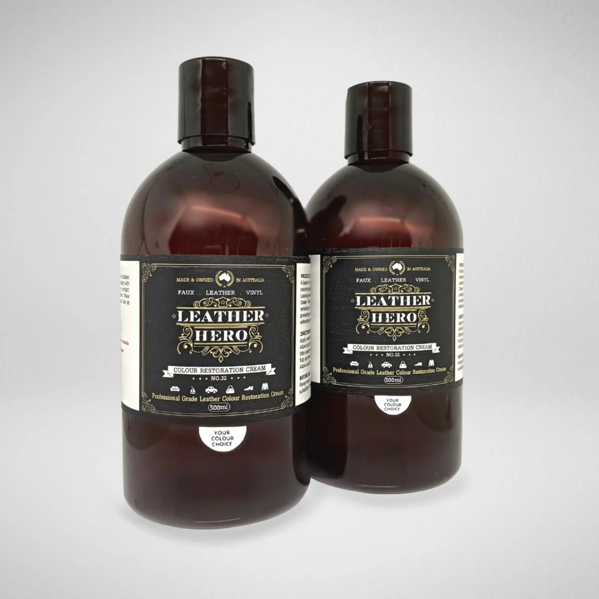 Leather Colour Cream - Ash