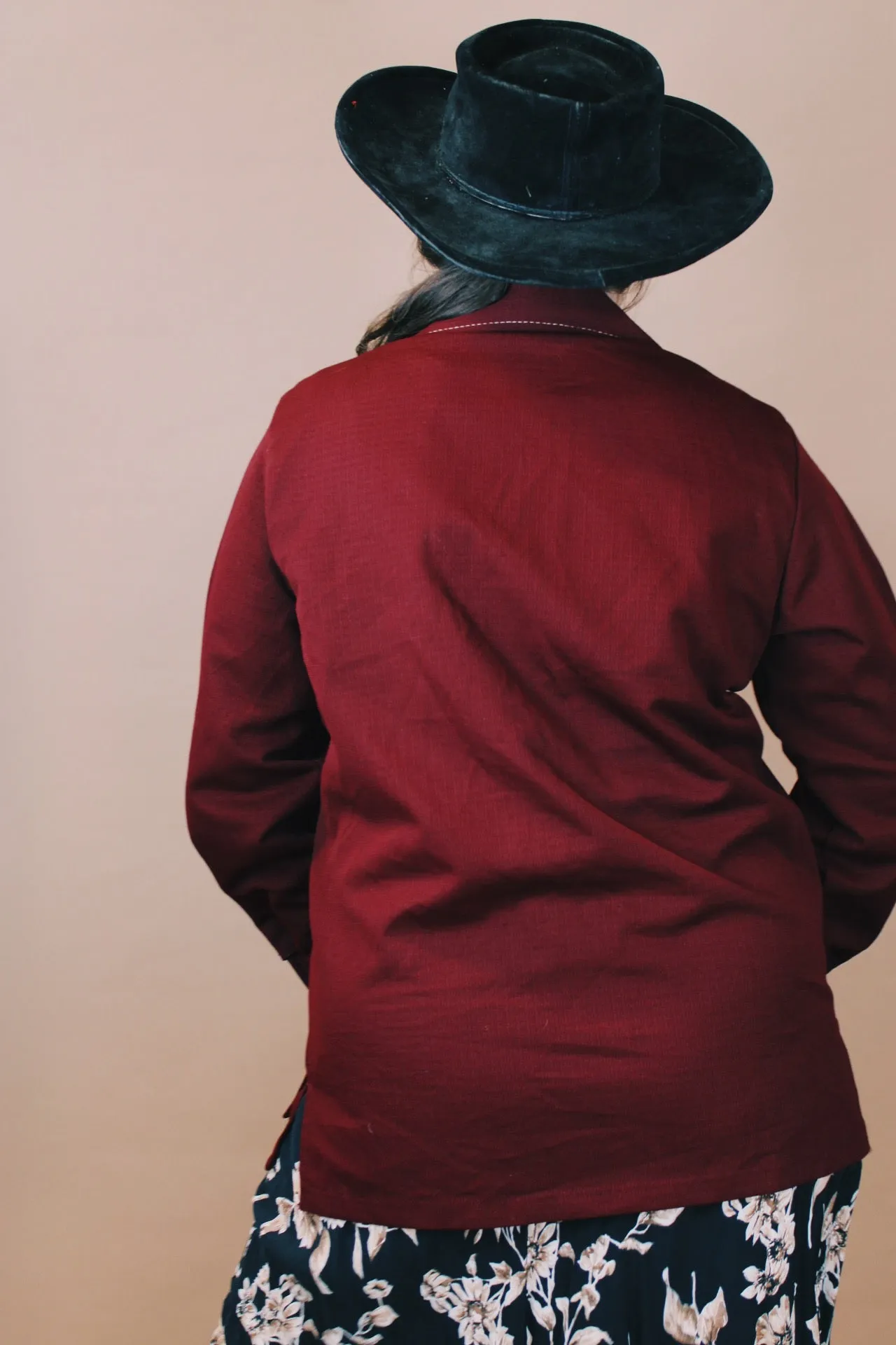 Lightweight Maroon Jacket