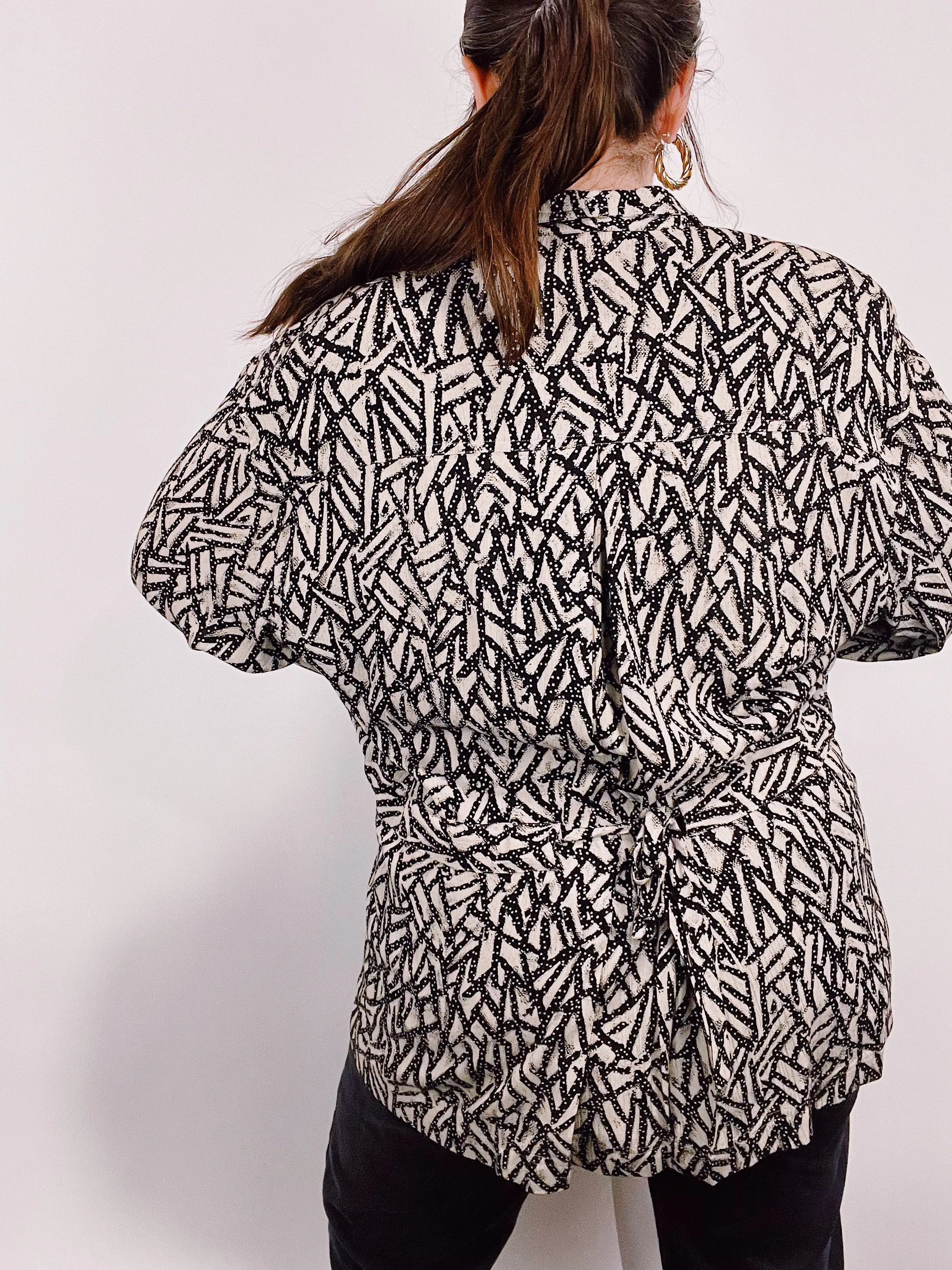 Lightweight Printed Blazer