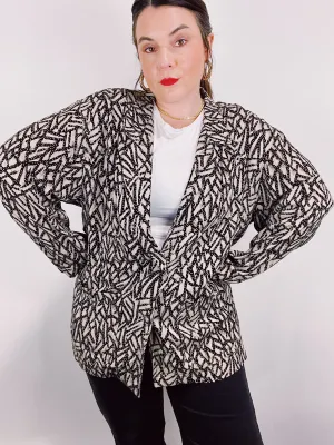 Lightweight Printed Blazer