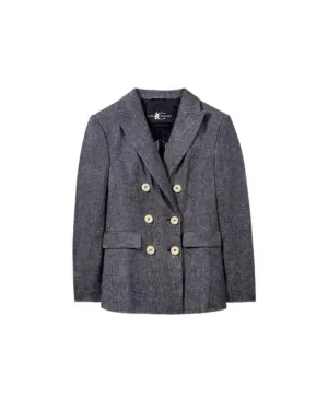 Luisa Cerano Linen Double Breasted Blazer