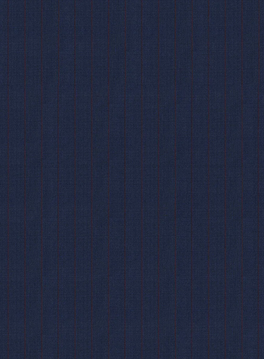 Napolean Kara Stripe Blue Wool Suit