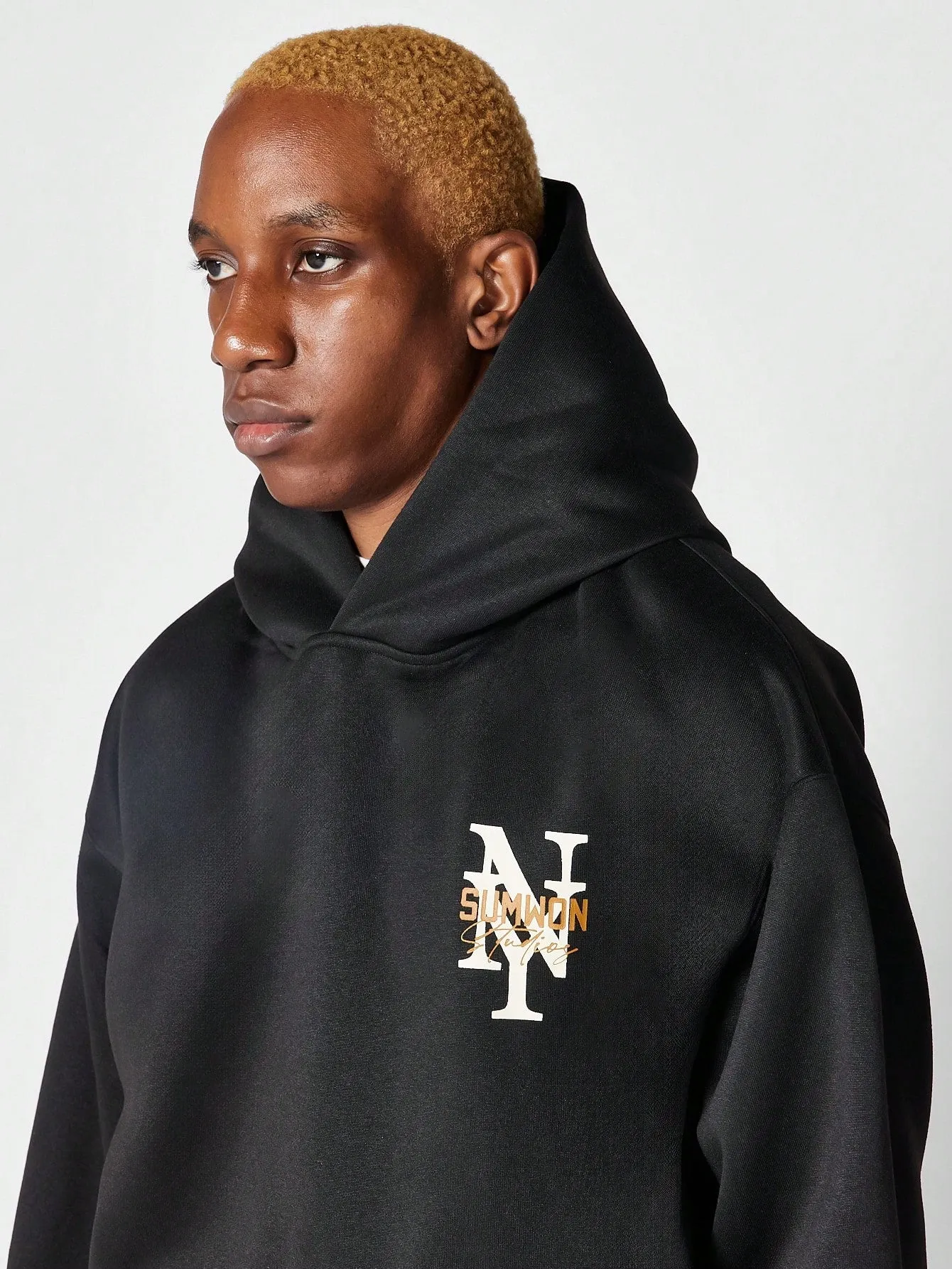 Overhead Hoodie With Back And Front Graphic Print