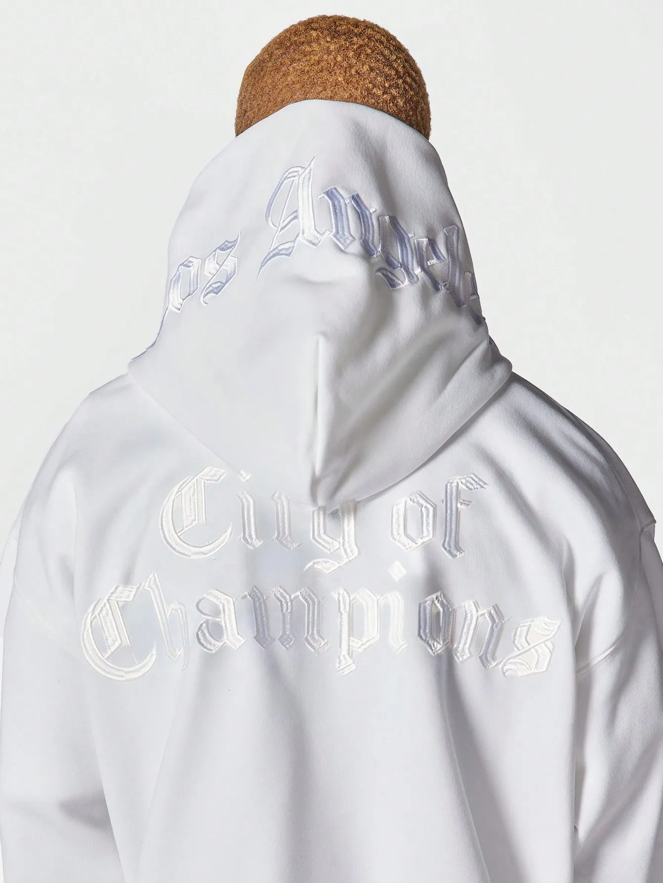 Overhead Hoodie With Back Embroidery