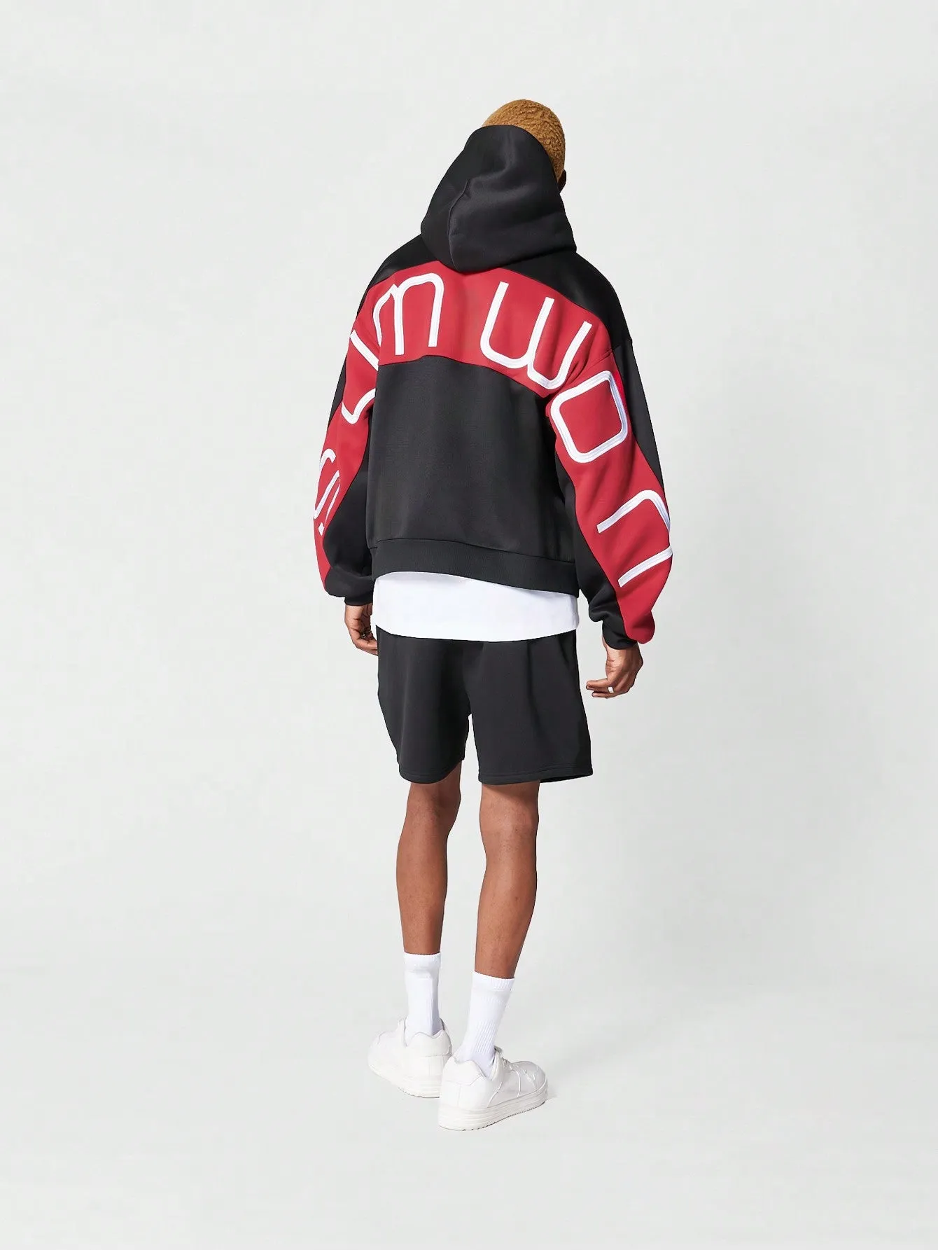 Overhead Hoodie With Back Logo Embroidery